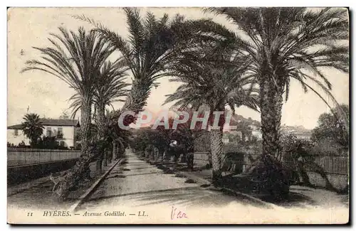 Hyeres Cartes postales Avenue Godillot