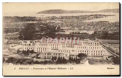 Toulon Cartes postales Panorama et l'hopital militaire