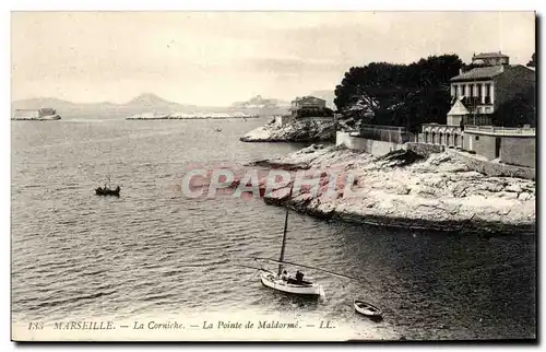 Marseille Cartes postales la corniche La pointe de Maldorme