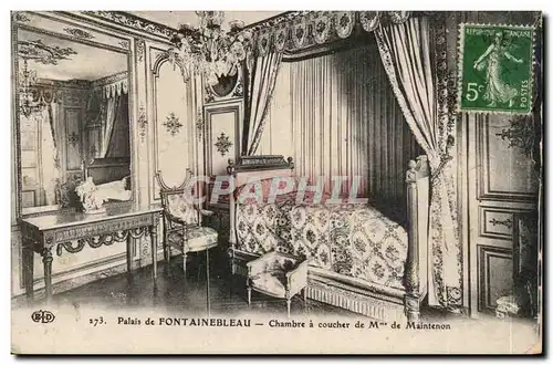 Palais de Fontainebleau Cartes postales Chambre a coucher de Mme de Malmaison