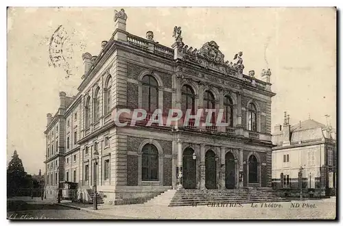 Chartres Cartes postales Le theatre