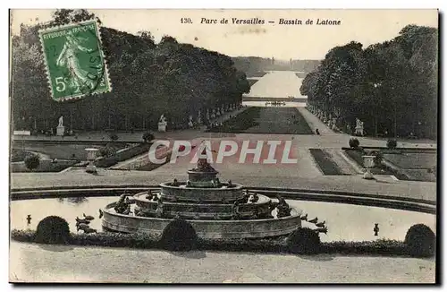 Cartes postales Parc de Versailles Bassin de Latone