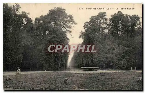 Foret de Chantilly Cartes postales La table ronce