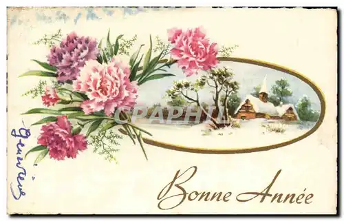 Cartes postales Fantaisie Bonne annee