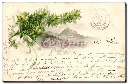 Cartes postales Fantaisie Fleurs