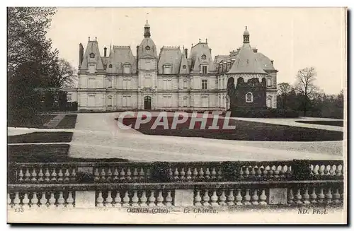 Cartes postales Ognon Le chateau