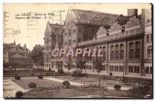 Cartes postales Lille Hotel de Ville Square du Reduit