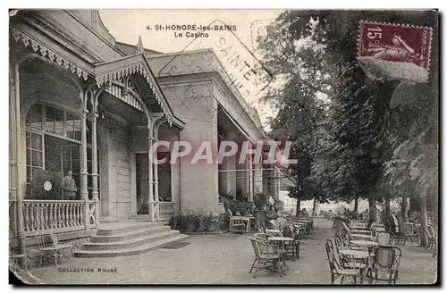 Cartes postales St Honore les Bains Le casino