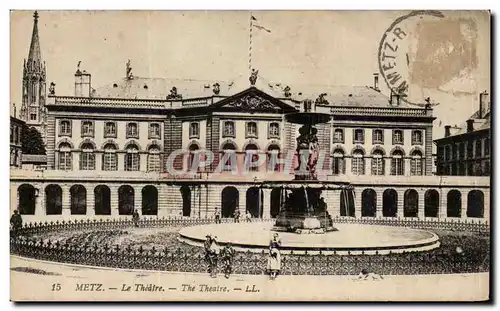 Cartes postales Metz le theatre