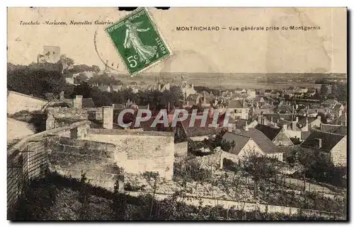 Cartes postales montrichard Vue generale prise du Montgarnis