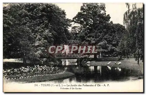 Tours Ansichtskarte AK Le jardin des Prebendes d&#39Oe