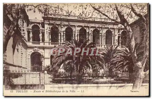 Toulon Ansichtskarte AK Musse bibliotheque (library)