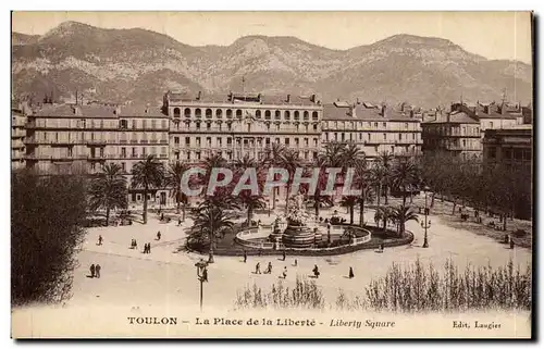 Toulon Cartes postales La place de la liberte