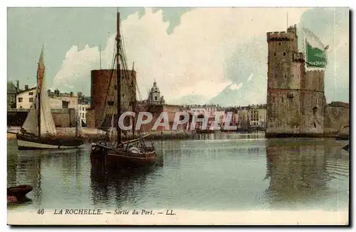 La Rochelle Cartes postales Sortie du port (bateaux de peche)