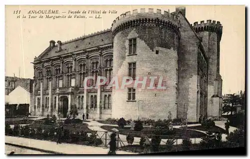 Angouleme Ansichtskarte AK Facade de l&#39hotel de ville et la Tour de Marguerite de Valois