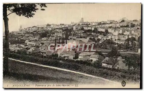 Angouleme Cartes postales Panorama pris de Saint Martin