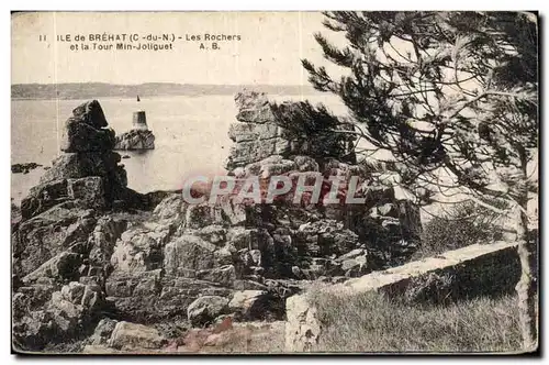 Ile de Brehat Ansichtskarte AK Les rochers et la tour Min Joliguet