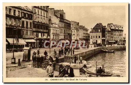 Cherbourg Cartes postales Le quai de Caligny