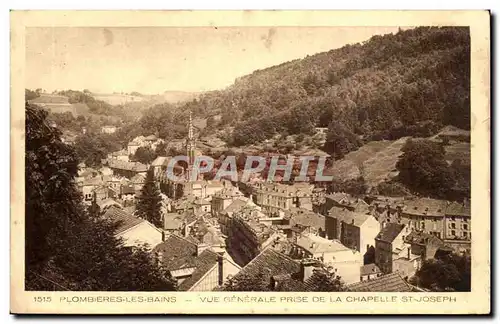 Plombieres les Bains Cartes postales Vue generale prise de la chapelle St Joseph