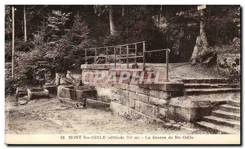 Mont Saint odile Ansichtskarte AK La source de Ste odile