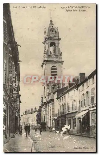 Pont a Mousson - Eglise St Kaurent - Cartes postales