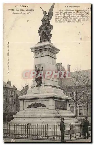 Sedan - Place Alsace Lorraine - Le Monument Ange - Angel