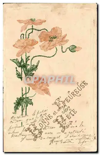 Fantaisie - Fete - Bonne et Heureuse Fete - Cartes postales