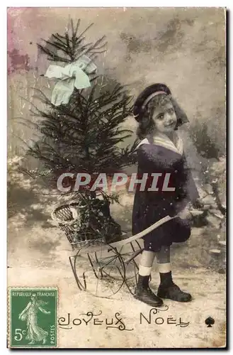 Fantaisie - Enfant - Sapin - Joyeux Noel - - Ansichtskarte AK