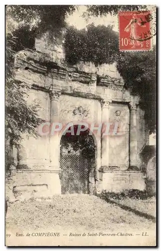 Compiegne - Ruines de St Pierre en Chartres - Ansichtskarte AK