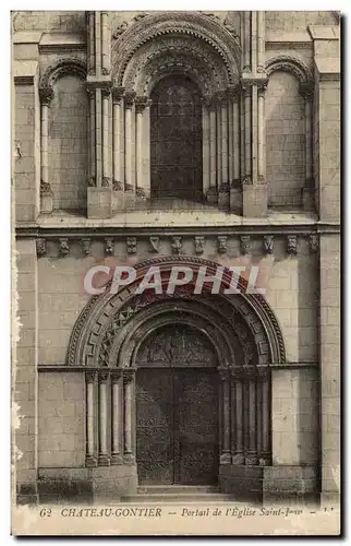 Chateau Gontier - Portail de l&#39Eglise - Cartes postales