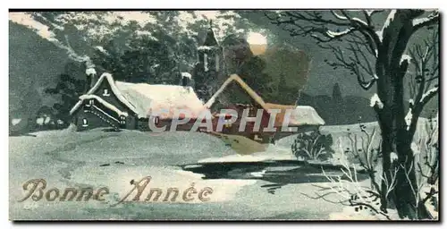 Cartes postales Fantaise Enfant Bonne annee (carte petit format)