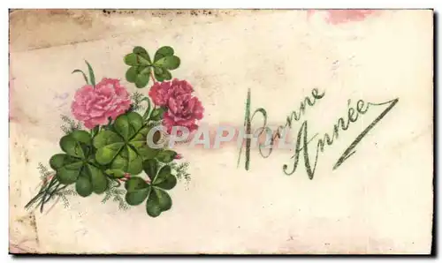 Cartes postales Fantaise Bonne annee (carte petit format)