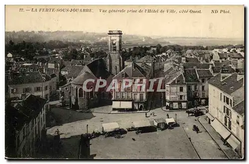 La Ferte sous Jouarre Ansichtskarte AK Vue generale prise de l&#39hotel de ville cote Ouest