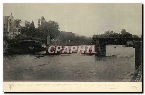 La ferte sous Jouarre Ansichtskarte AK Pont que l&#39on a fait sauter