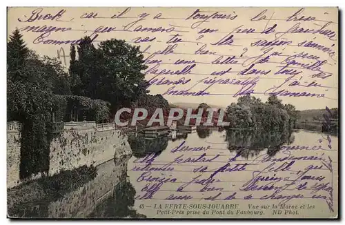 La Ferte sous Jouarre Ansichtskarte AK Vue sur la Marne et les Petits Pres prise du pont du faubourg