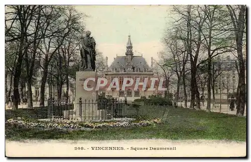 Vincennes Cartes postales Sqaure Daumesnil