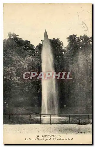 Saint Cloud Ansichtskarte AK Le parc Grande jet de 42 metres de haut