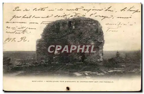 Montlhery Cartes postales Restes d'une tour d'enceinte du chateau fort bati par Theobald