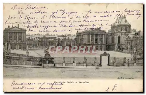 Versailles Cartes postales Facade du palais