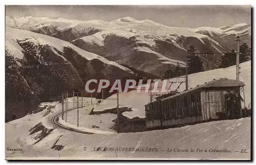 Luchon Superbagneres Cartes postales Le chemin de fer a Cremailleres