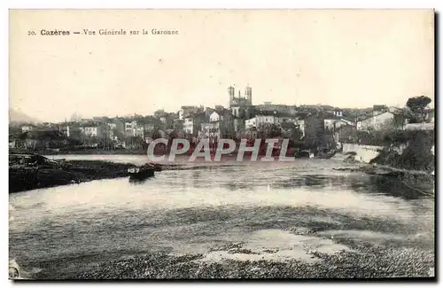 Cazeres Ansichtskarte AK Vue generale sur la garonne