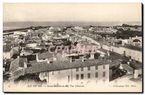 Ile de Re Cartes postales Saint Martin de Re Vue generale