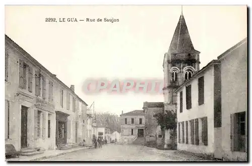 Le Gua Cartes postales Rue de Saujon