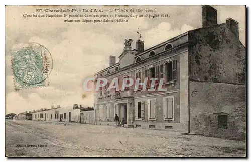 Ile d&#39Aix Cartes postales La maison de l&#39empereur Napoleon avant son depart pour Saint Helene