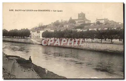 Saint SAvien sur Charente Ansichtskarte AK Les quais