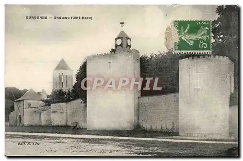 Surgeres Cartes postales Chateau (cote Nord)