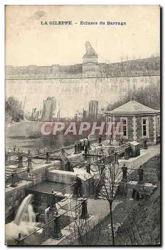 Belgique Belgie La Gileppe Cartes postales Ecluses du barrage