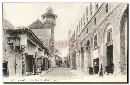 Tunisie Tunis Cartes postales Rue sidi ben Ziad