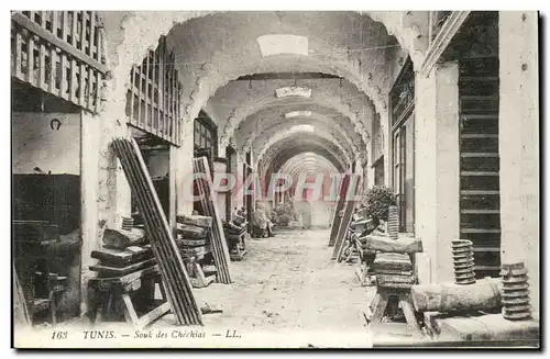 Tunisie Tunis Cartes postales Souk des Chechias