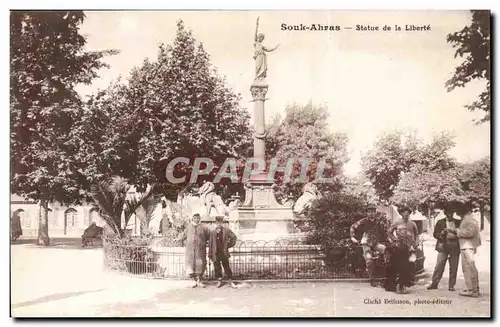 Tunisie Tunis Cartes postales Statue de la liberte